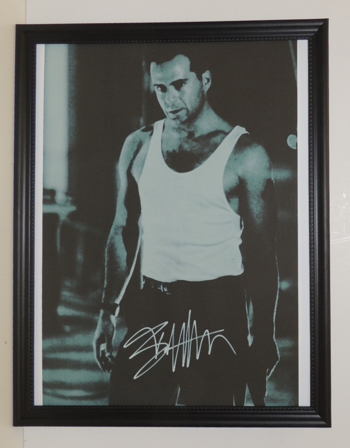 Die Hard Bruce Willis (John McClane) Signed Print